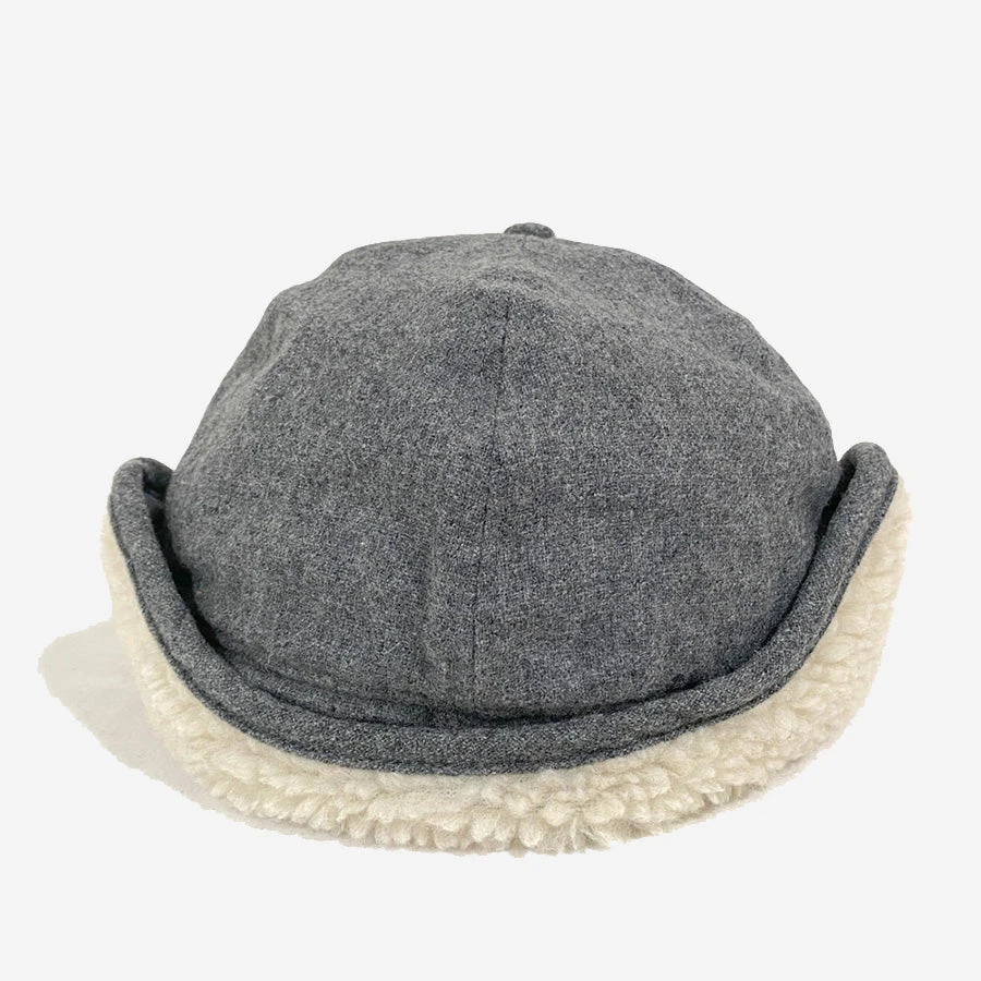 Danton Wool Boa Pilot 6-Panel Cap - Black - Image 4