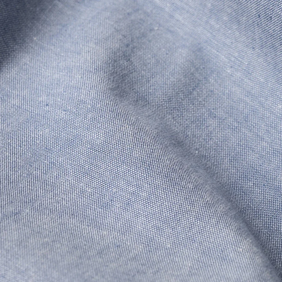 Kestin Aberlady Pineapple Fiber Shirt - Chambray - Image 3