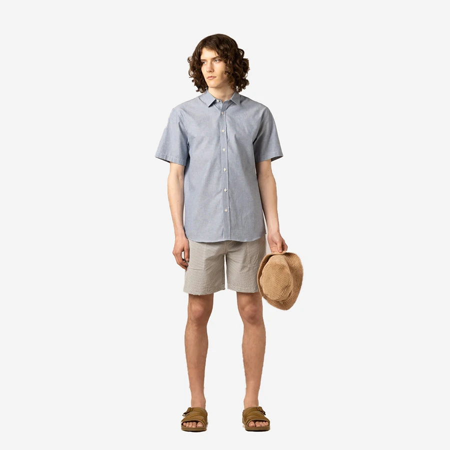 Kestin Aberlady Pineapple Fiber Shirt - Chambray - Image 4