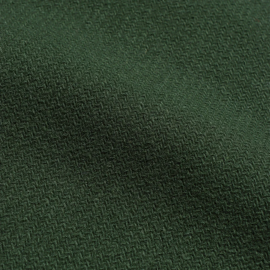 Far Afield Cupar Classic Flight Jacket - Double Twill Green - Image 3