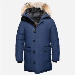 Arctic Bay Alaska Long Parka - Navy