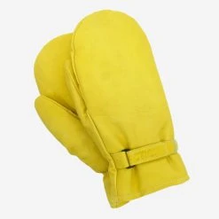 Raber Arctic 3 Leather Mitts - Cream