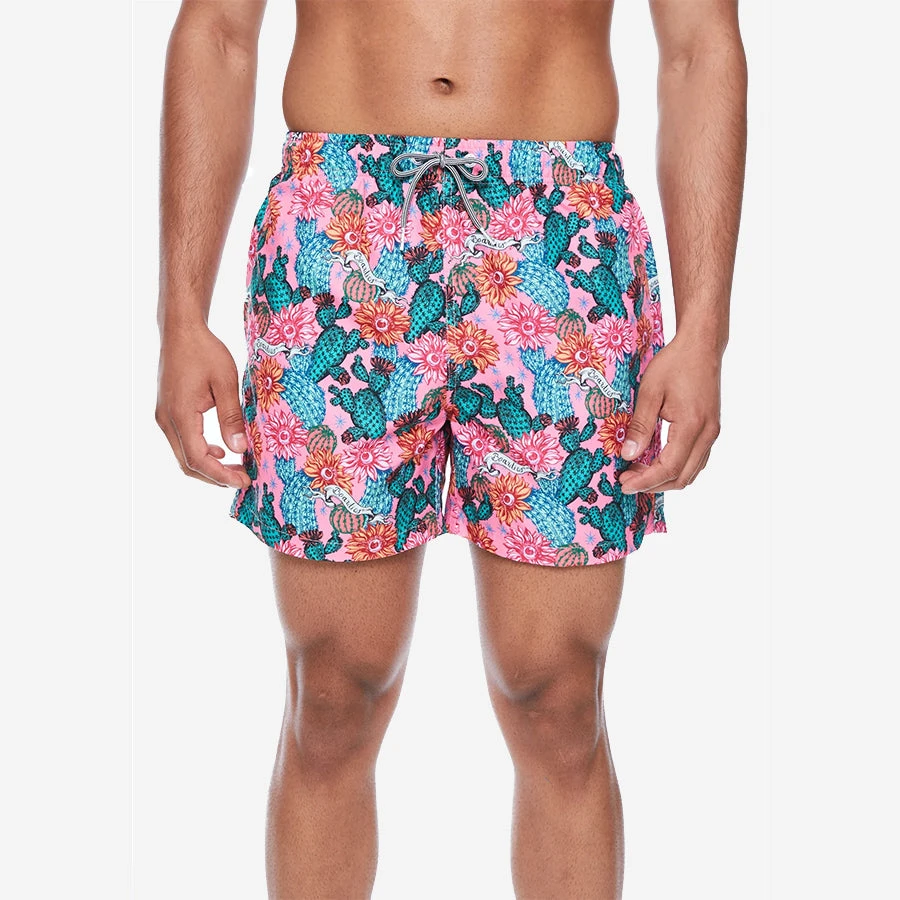 Boardies® Mid Length Swim Shorts - Cactus Eyeballs