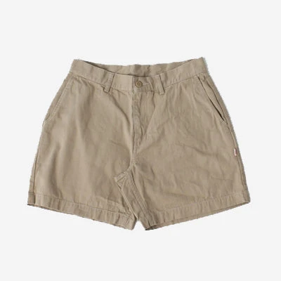 Danton Cotton Oxford Shorts - Beige