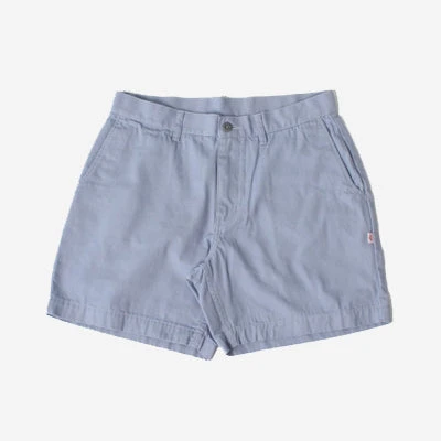 Danton Cotton Oxford Shorts - Sax Blue