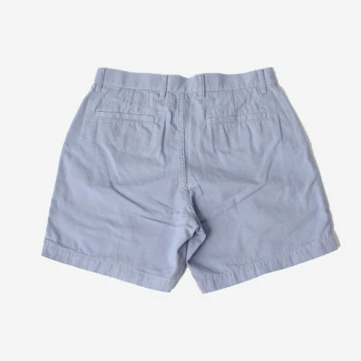 Danton Cotton Oxford Shorts - Sax Blue - Image 2