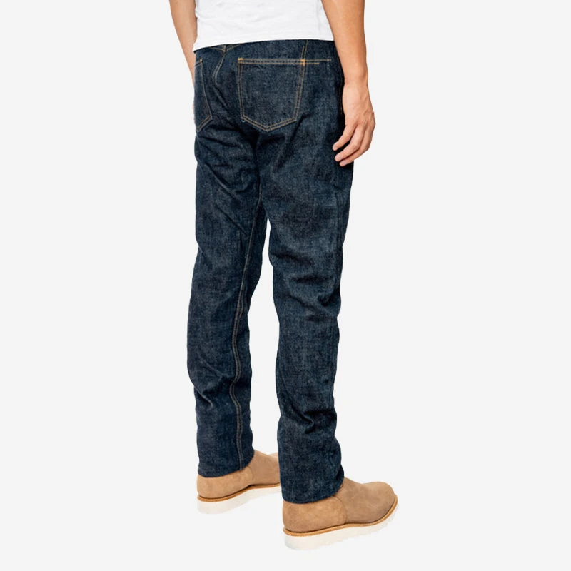 3sixteen CT-100xk - 14oz Rinsed Kibata Selvedge Denim - Classic Tapered Indigo - Image 3