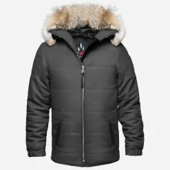 Arctic Bay Cambridge Mid-Weight Parka - Charcoal
