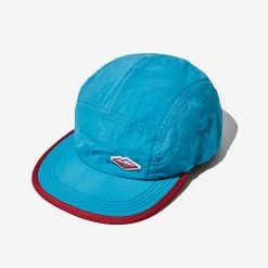 Battenwear 5-Panel Camp Cap - Aqua Blue
