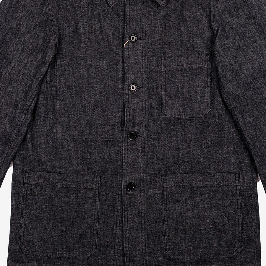 VETRA Chore Jacket - Washed C/W - Denim - Image 3
