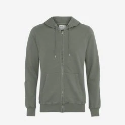 Colorful Standard Classic Organic Zip Hoodie - Dusty Olive