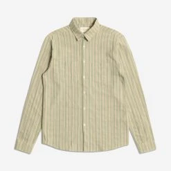 Far Afield Classic Picchi Stripe Shirt - Green