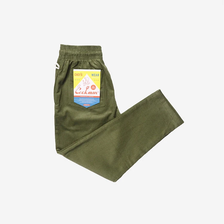 Cookman Chef Pants - Olive Corduroy