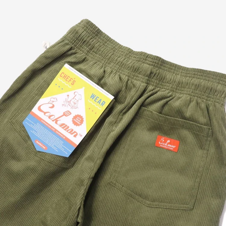 Cookman Chef Pants - Olive Corduroy - Image 5