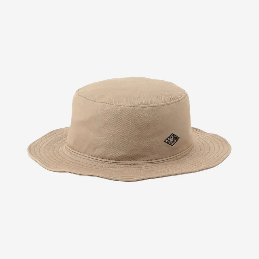 Danton Cotton Twill Adjustable Jungle Bucket Hat - Pale Khaki