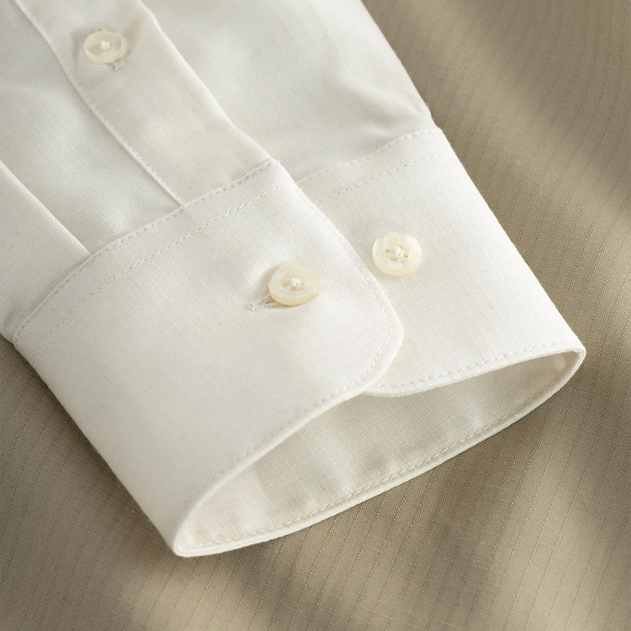 Foret Dart Ripstop Shirt - Brick/Khaki/Cloud - Image 3