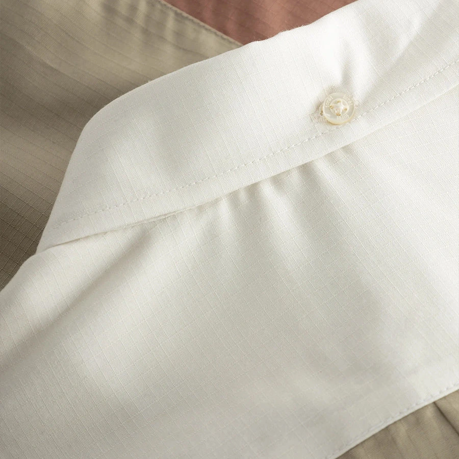 Foret Dart Ripstop Shirt - Brick/Khaki/Cloud - Image 4