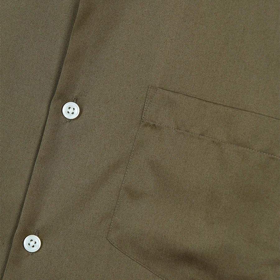 Portuguese Flannel Dogtown Short-Sleeve Vacation Shirt - Olive - Image 3