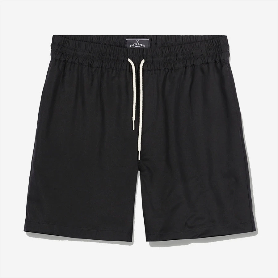 Portuguese Flannel Dogtown Easy Shorts - Black