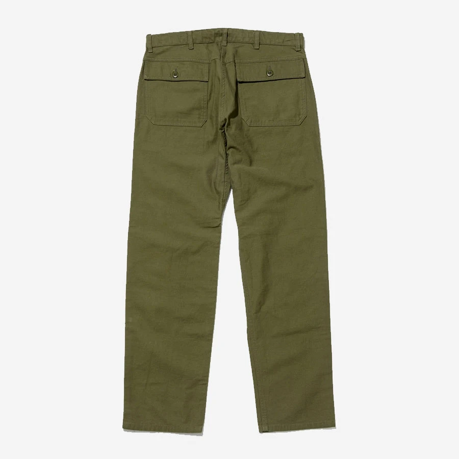 Battenwear Drawstring Trek Pants - Back Sateen Olive - Image 2