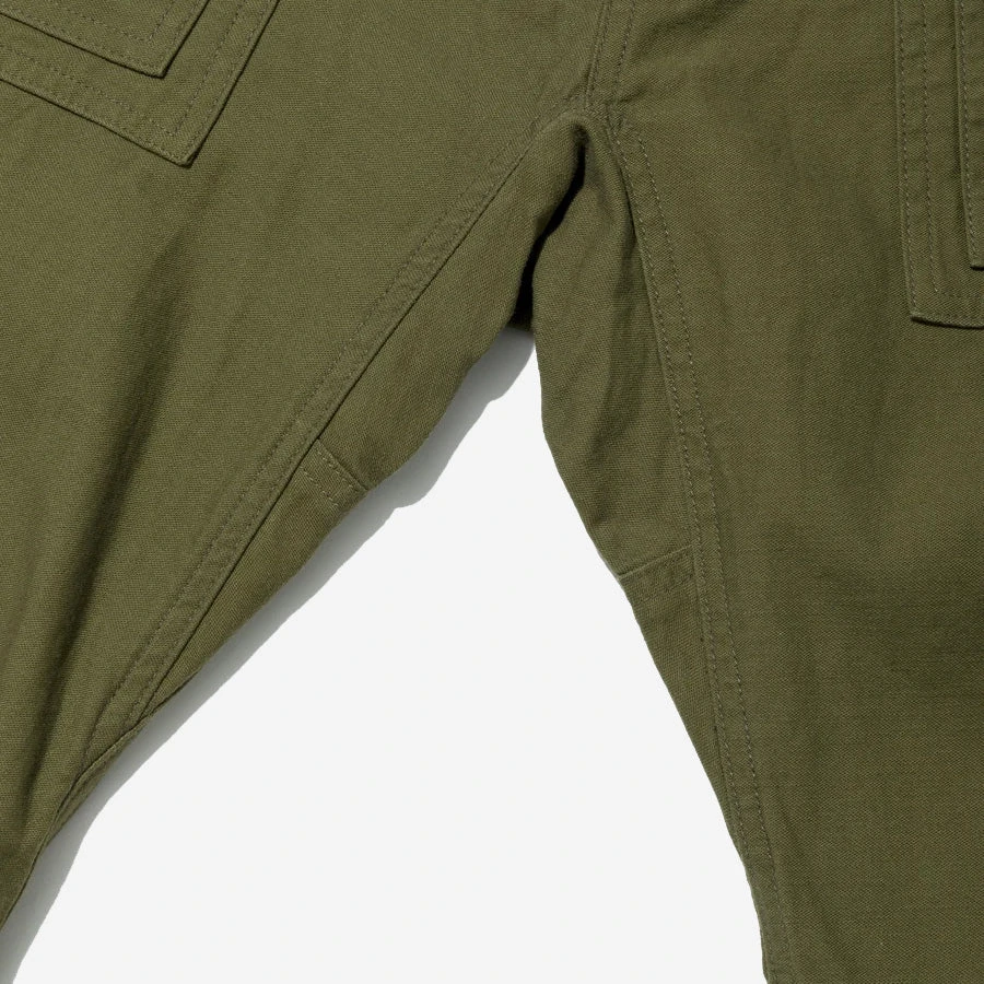 Battenwear Drawstring Trek Pants - Back Sateen Olive - Image 3