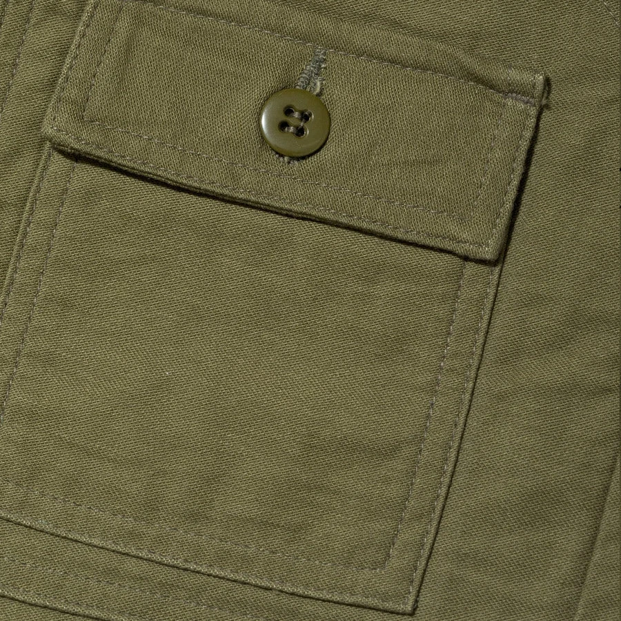 Battenwear Drawstring Trek Pants - Back Sateen Olive - Image 4
