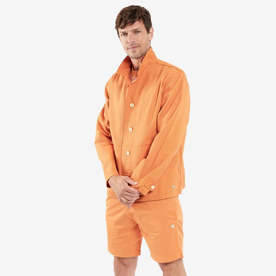 Armor-Lux Fisherman Chore Jacket - Rusty Orange - Image 5