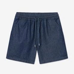 Foret Home Easy Denim Shorts - Indigo