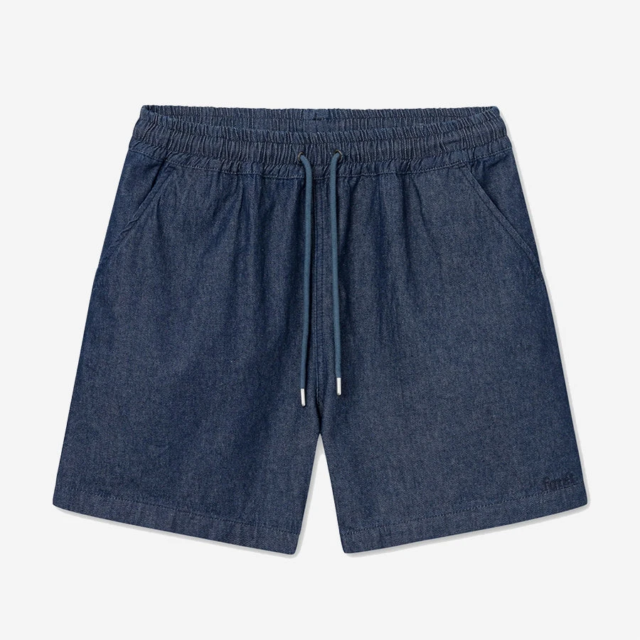 Foret Home Easy Denim Shorts - Indigo