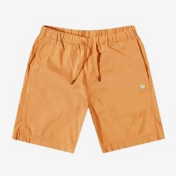 Armor-Lux Heritage Drawstring Easy Shorts - Rusty Orange