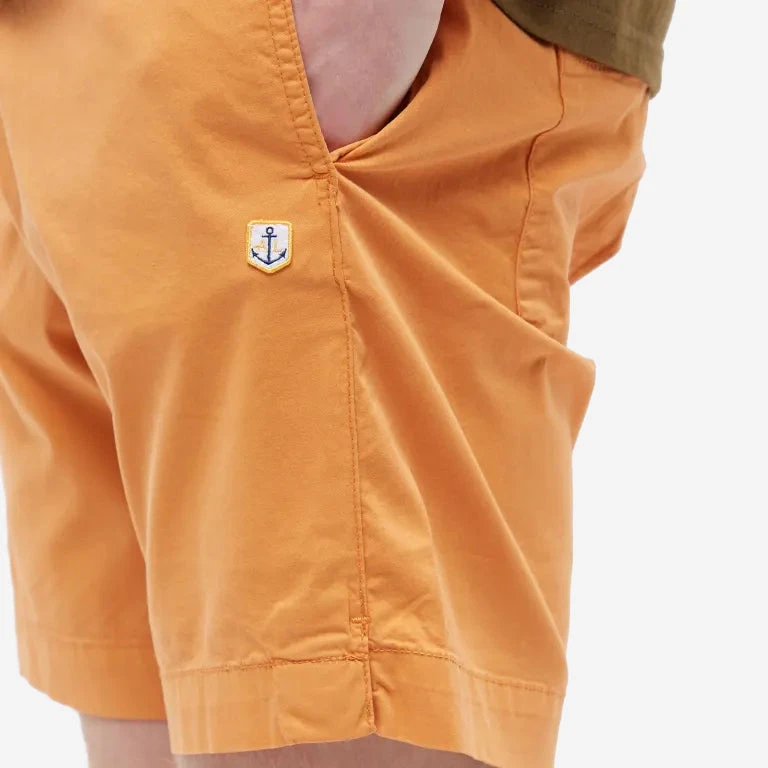 Armor-Lux Heritage Drawstring Easy Shorts - Rusty Orange - Image 2