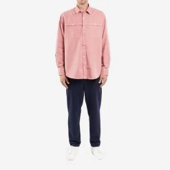 Armor-Lux Heritage Twill Overshirt - Modern Pink