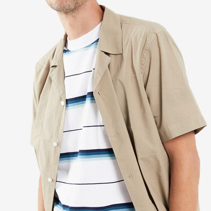 Armor-Lux Heritage Ripstop Vacation Shirt - Beige - Image 2