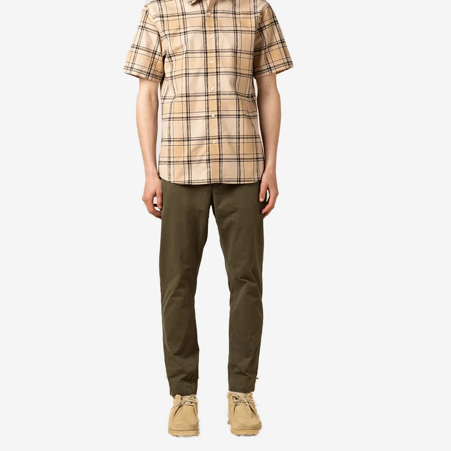 Kestin Inverness Tapered Trouser - Olive Twill - Image 3