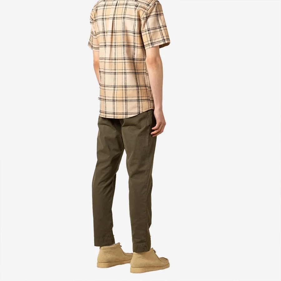 Kestin Inverness Tapered Trouser - Olive Twill - Image 4