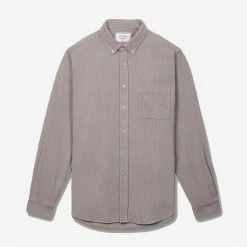 Portuguese Flannel Lobo Corduroy Shirt - Grey