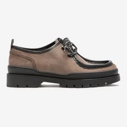 KLEMAN Major H22 Leather Derby Shoes - Chestnut