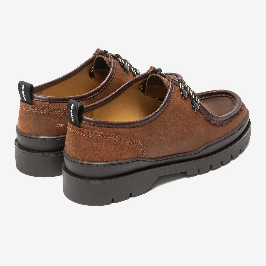 KLEMAN Major H22 Leather Derby Shoes - Cognac - Image 3