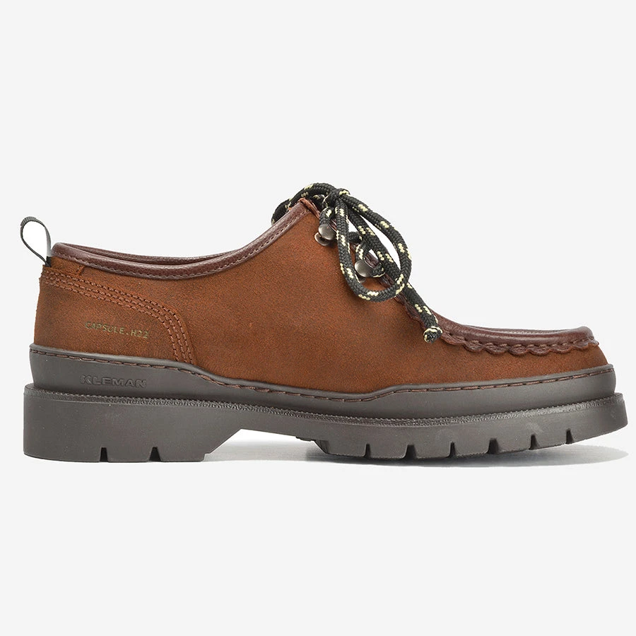 KLEMAN Major H22 Leather Derby Shoes - Cognac - Image 4