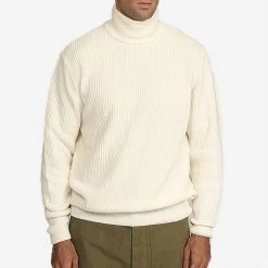 East Harbour Surplus Marta Sailor Wool Turtleneck - Off White