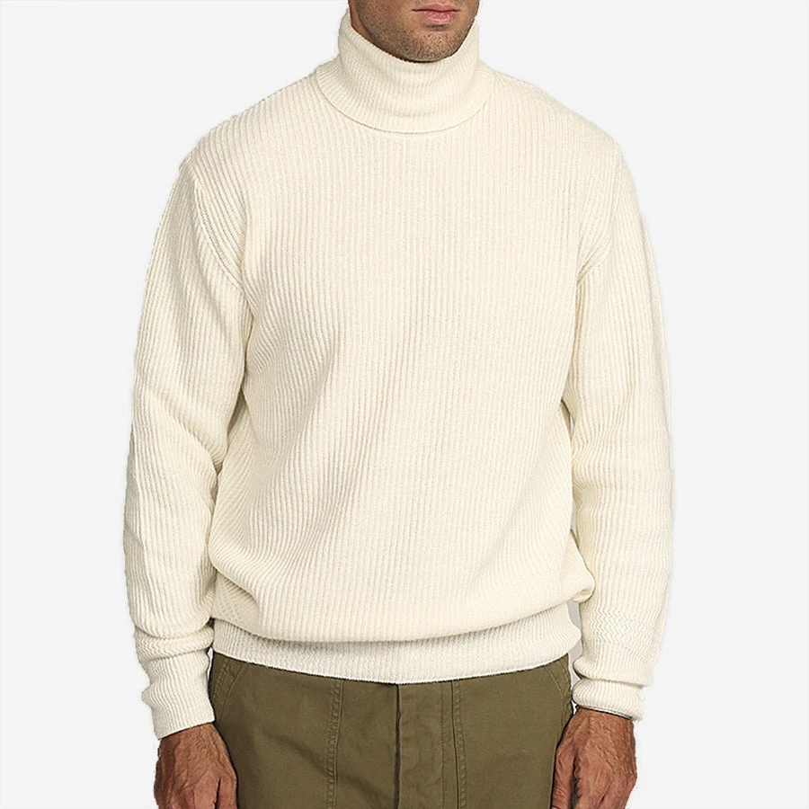 East Harbour Surplus Marta Sailor Wool Turtleneck - Off White
