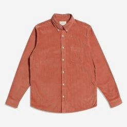 Far Afield Mod Classic Corduroy Shirt - Cedar Wood