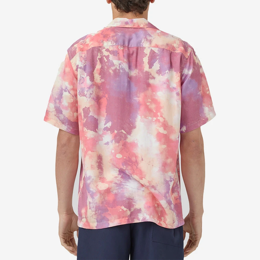 Portuguese Flannel Nap Dream Short-Sleeve Vacation Shirt - Rose/Violet - Image 5