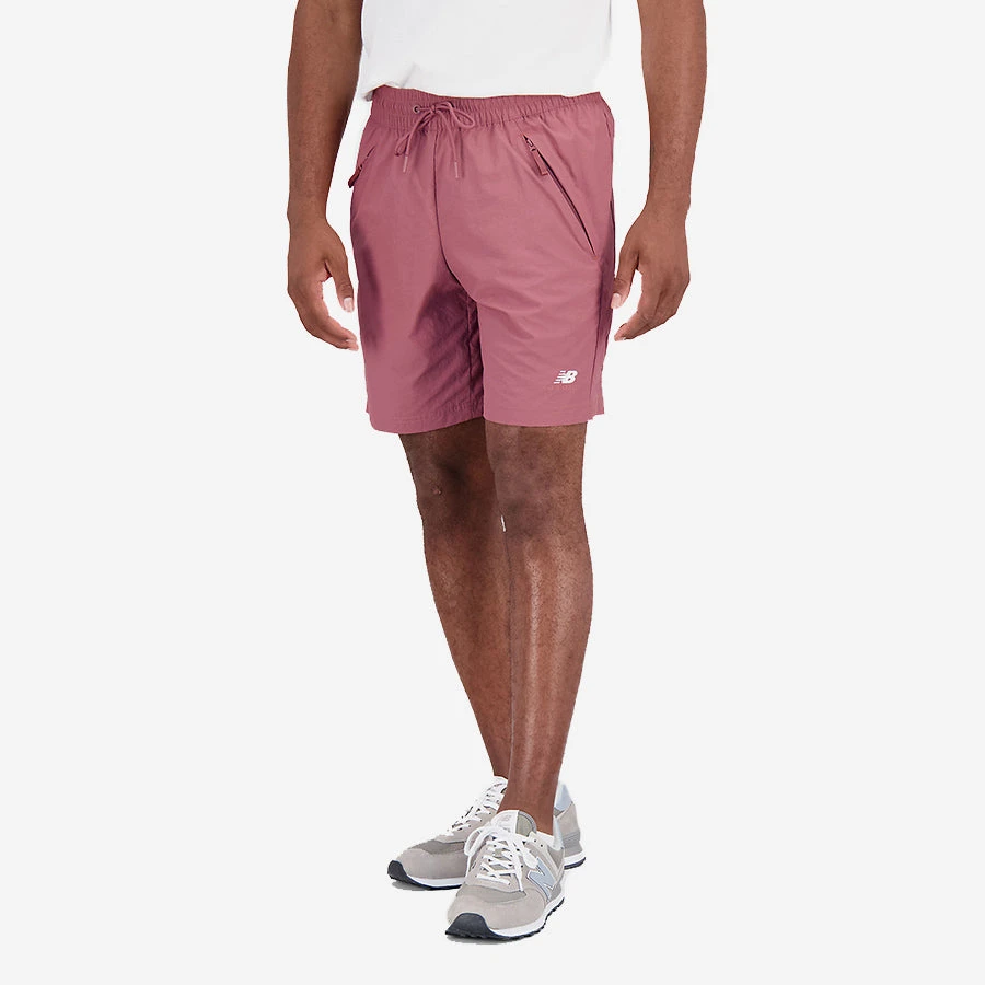 New Balance Apparel NB Athletics Woven Shorts - Washed Burgundy