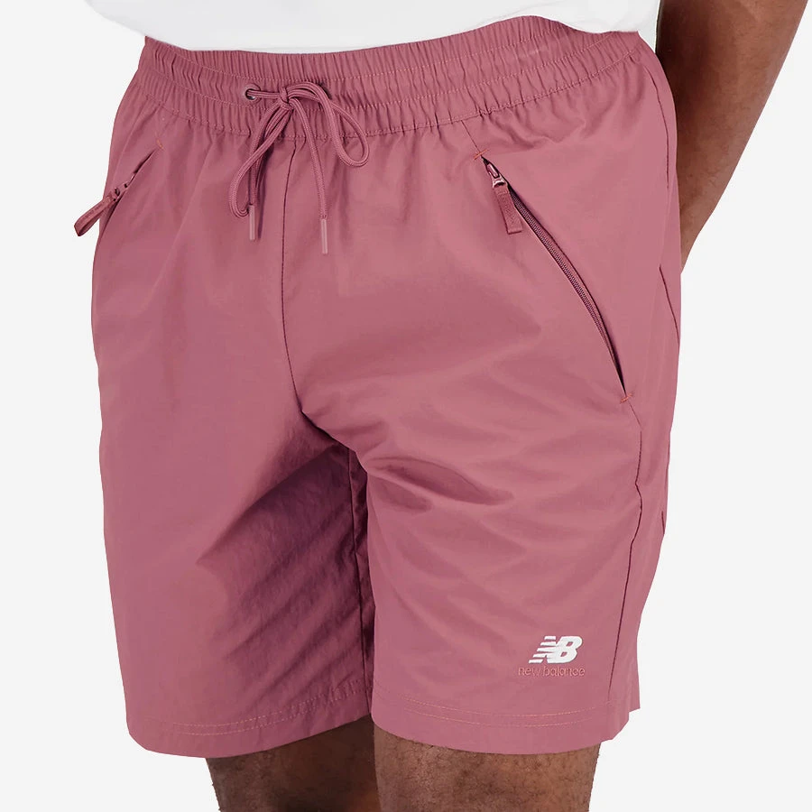 New Balance Apparel NB Athletics Woven Shorts - Washed Burgundy - Image 4