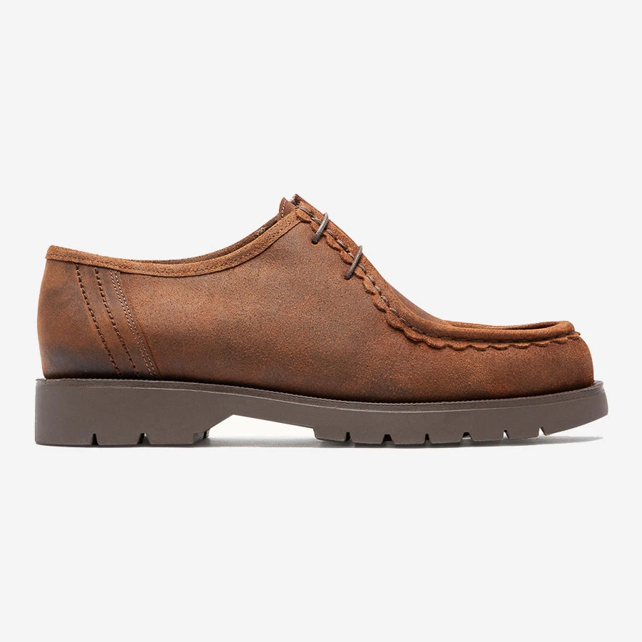 KLEMAN Padror EC Suede Tyrolean Shoes - Cognac