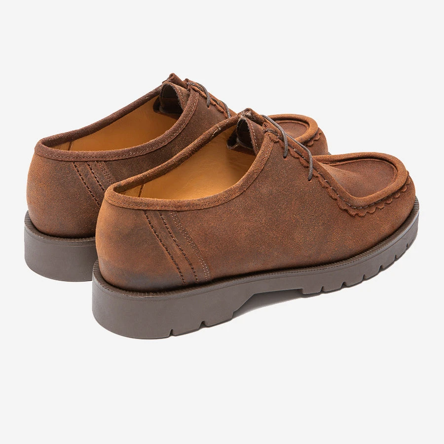KLEMAN Padror EC Suede Tyrolean Shoes - Cognac - Image 3