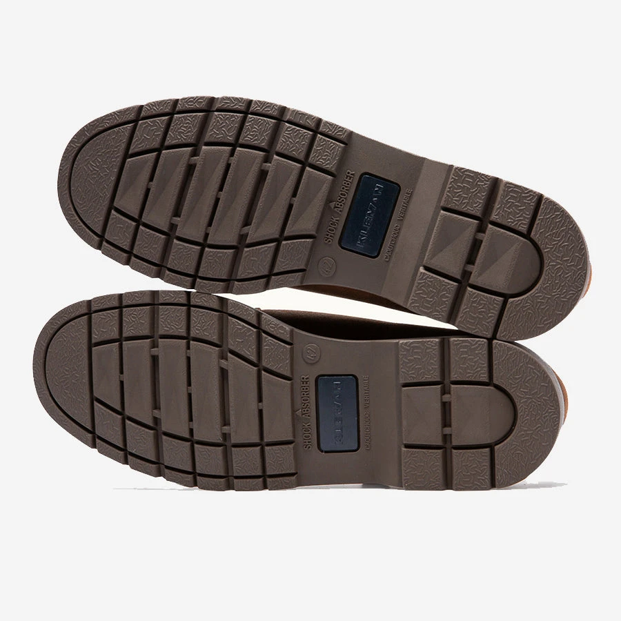 KLEMAN Padror EC Suede Tyrolean Shoes - Cognac - Image 4