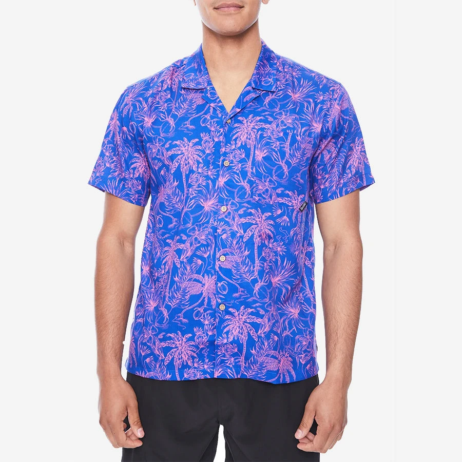 Boardies® Tencel Short-Sleeve Vacation Shirt - Palms