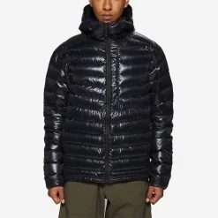 Goldwin PERTEX QUANTUM Down Hoodie Jacket - Black